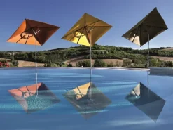 Ombrellone Fim Onda con palo centrale e snodo