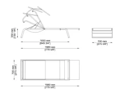 Set 2 Lettini L3 con Tavolino Coro